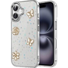 Apple iPhone 16 Fiyonk Desenli Kapak - Desen 2 KAYALI27-U7387I2