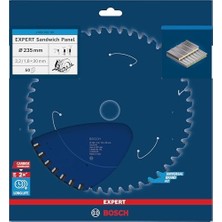 Suha Store Dairesel Testere Bıçağı Expert Için Sandviç Panel, 235 x 30 x 2,2 Mm, Diş Sayısı 50, 1 Adet, 2608644143