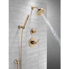 Suha Store Saylor 3 Ayar Duş Kolu Saptırıcı Kiti, Saptırıcı Valf Kiti, Duş Saptırıcı Kiti, Şampanya Bronz T11835-CZ (Valf Dahil Değildir)