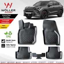 Wöller Cupra Terramar Paspas 2024 Sonrası Uyumlu 3D Havuzlu Paspas