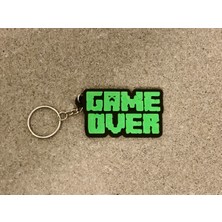 Game Over Minecraft Anahtarlık