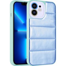 Oyo Store iPhone 12 Uyumlu Kamera Korumalı Airbagli Renkli Oyo Seksek Kapak-Mavi