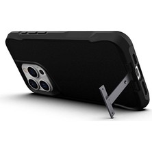 Oyo Store Apple iPhone 15 Pro Kılıf Oyo Airbag Kenarlı T-Max Mat Standlı Kapak-Lacivert