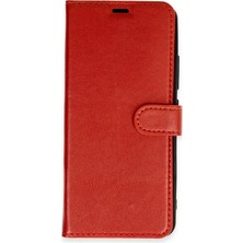 Tecno Spark Go 2024 Kılıf Trend S Plus Kapaklı Kılıf - Kırmızı KAYALI27-Y7898UKY