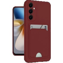 Samsung Galaxy S24 Plus Kelvin Kartvizitli Silikon - Bordo KAYALI27-Y7898UKY