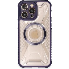 iPhone 14 Pro Kılıf Prag Magneticsafe Kapak - Derin Mor KAYALI27-Y7898UKY