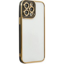 iPhone 14 Pro Max Kılıf Liva Lens Silikon - Siyah KAYALI27-Y7898UKY