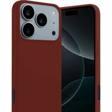 Apple iPhone 17 Pro Max First Silikon - Bordo KAYALI27-Y7898UKY