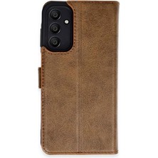 Samsung Galaxy M15 Kılıf Trend S Plus Kapaklı Kılıf - Taba KAYALI27-Y7898UKY