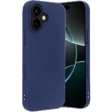 Apple iPhone 17 Nano Içi Kadife Silikon - Lacivert KAYALI27-Y7898UKY