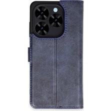 Tecno Spark Go 2024 Kılıf Trend S Plus Kapaklı Kılıf - Lacivert KAYALI27-Y7898UKY