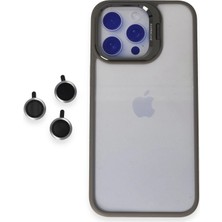 iPhone 15 Pro Max Kılıf Roblox Lens Standlı Kapak - Titan Gri KAYALI27-Y7898UKY