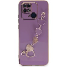 Xiaomi Redmi 10C Kılıf Esila Silikon - Mor KAYALI27-Y7898UKY