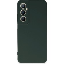 Realme C65 Kılıf First Silikon - Koyu Yeşil KAYALI27-Y7898UKY