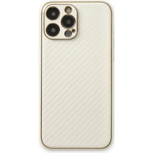 iPhone 13 Pro Kılıf Coco Karbon Silikon - Beyaz KAYALI27-Y7898UKY