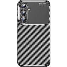 Samsung Galaxy A15 4g Kılıf Auto Focus Karbon Kapak - Siyah KAYALI27-Y7898UKY
