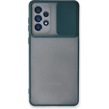 Samsung Galaxy A33 5g Kılıf Palm Buzlu Kamera Sürgülü Silikon - Yeşil KAYALI27-Y7898UKY