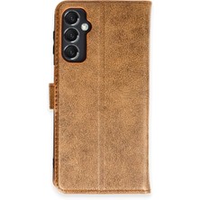Samsung Galaxy M34 5g Kılıf Trend S Plus Kapaklı Kılıf - Taba KAYALI27-Y7898UKY