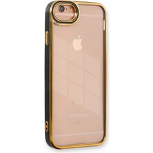 iPhone 6 Kılıf Liva Lens Silikon - Siyah KAYALI27-Y7898UKY