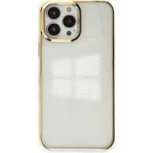 iPhone 13 Pro Max Kılıf Element Silikon - Gold KAYALI27-Y7898UKY
