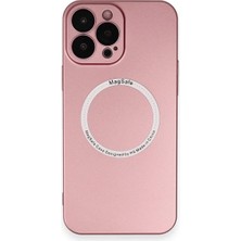 iPhone 13 Pro Kılıf Jack Magneticsafe Lens Silikon - Rose Gold KAYALI27-Y7898UKY