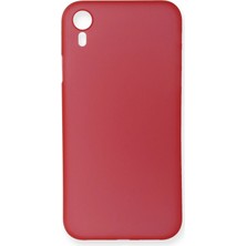 iPhone Xr Kılıf Pp Ultra Ince Kapak - Kırmızı KAYALI27-Y7898UKY