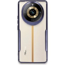 Realme 11 Pro Kılıf Boyi Silikon Kapak - Lacivert KAYALI27-Y7898UKY