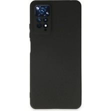 Xiaomi Redmi Note 11 Kılıf First Silikon - Siyah KAYALI27-Y7898UKY