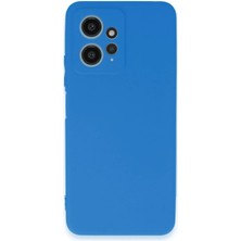 Xiaomi Redmi Note 12 4g Kılıf First Silikon - Mavi KAYALI27-Y7898UKY