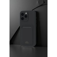 iPhone 16 Plus Kılıf Kelvin Kartvizitli Silikon - Koyu Yeşil KAYALI27-Y7898UKY