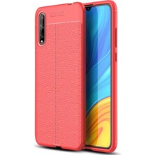 Huawei P Smart S Kılıf Auto Focus Kapak - Kırmızı KAYALI27-Y7898UKY