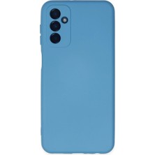 Samsung Galaxy M23 Kılıf Nano Içi Kadife Silikon - Mavi KAYALI27-Y7898UKY