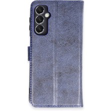 Samsung Galaxy M34 5g Kılıf Trend S Plus Kapaklı Kılıf - Lacivert KAYALI27-Y7898UKY