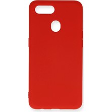 Oppo A12 Kılıf Nano Içi Kadife Silikon - Kırmızı KAYALI27-Y7898UKY