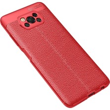 Xiaomi Pocophone X3 Kılıf Auto Focus Kapak - Kırmızı KAYALI27-Y7898UKY