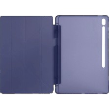 iPad Pro 13 (2024) Kılıf Kalemlikli Hugo Tablet Kılıfı - Lacivert KAYALI27-Y7898UKY