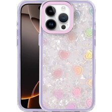 Apple iPhone 16 Pro Lumi Desenli Kapak - Mor KAYALI27-Y7898UKY