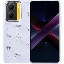 Oyo Store Poco X7 Pro Kılıf Airbag Tasarımlı Simli Şeffaf Oyo Kutup Kapak - Fiyonk