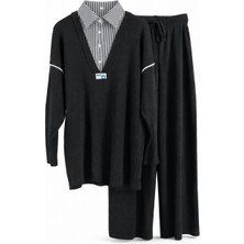 JOOQSTORE Gömlek Yaka Tunik Takım