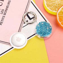 Oyo Store ​zore Airtag 03 Uyumlu Silikon Anahtarlık-Mavi