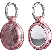 Oyo Store ​zore Airtag 04 Uyumlu Silikon Anahtarlık-Kırmızı