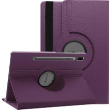 Oyo Store Galaxy Tab S7 T870  Uyumlu Oyo Dönebilen Standlı Kılıf-Mor