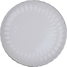 Kütahya Porselen Bone Luz Platin Fileli Pasta Tabağı 21CM Tekli