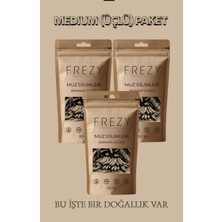 Frezy Freeze Dried Frezy Freeze Dry Muz Dilimleri Dondurularak Kurutulmuş Sağlıklı Atıştırmalık Kuru Meyve Cipsi 20G