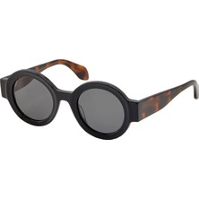 Gigi Studios Mirea Gs1057 11 Siyah Yuvarlak Kadın Güneş Gözlüğü