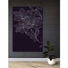 Baskı Çiçek Desenli Ahşap Dekoratif Ev,antre,salon,ofis,mutfak,yatak Odası Tablo