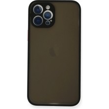 iPhone 12 Pro Max Kılıf Montreal Silikon Kapak - Siyah KAYALI27-Y7898UKY