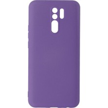 Xiaomi Redmi 9 Kılıf Nano Içi Kadife Silikon - Mor KAYALI27-Y7898UKY