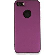 iPhone 7 Kılıf First Silikon - Mürdüm KAYALI27-Y7898UKY