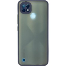 Realme C21 Kılıf Montreal Silikon Kapak - Lacivert KAYALI27-Y7898UKY